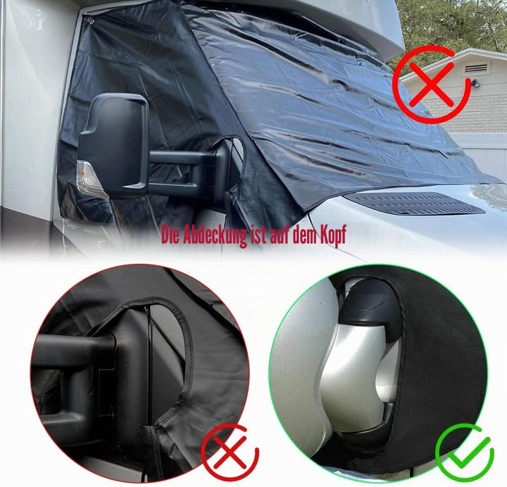Auto Windschutzscheiben Abdeckung Ersatz für Mercedes-Benz VITO II W639 2003-2014, Luxus Frontscheib