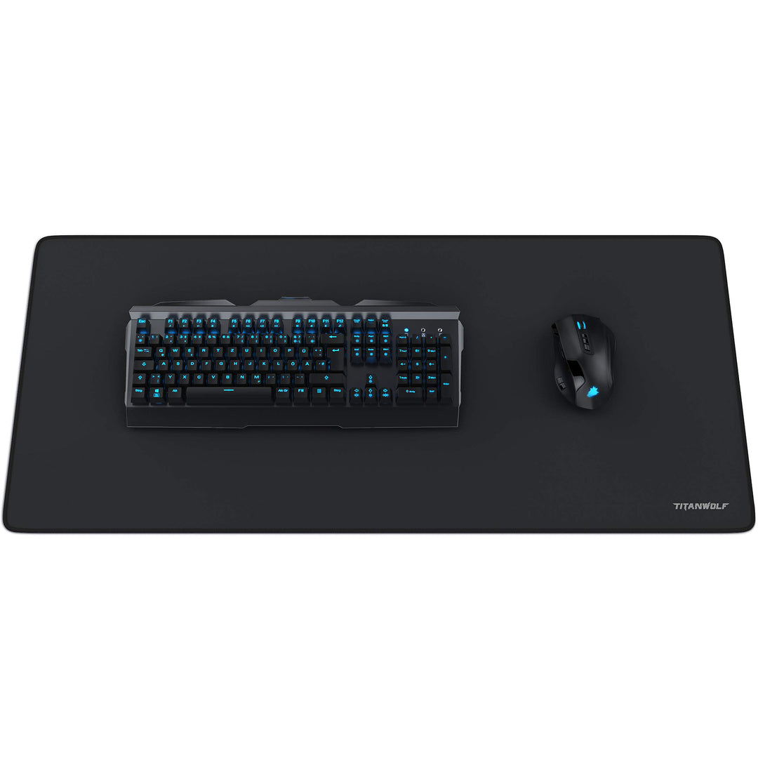 Titanwolf CSL XXL Mousepad Gaming Mauspad 900 x 400 mm Gross, Mousepad Gaming XXL 1, 1