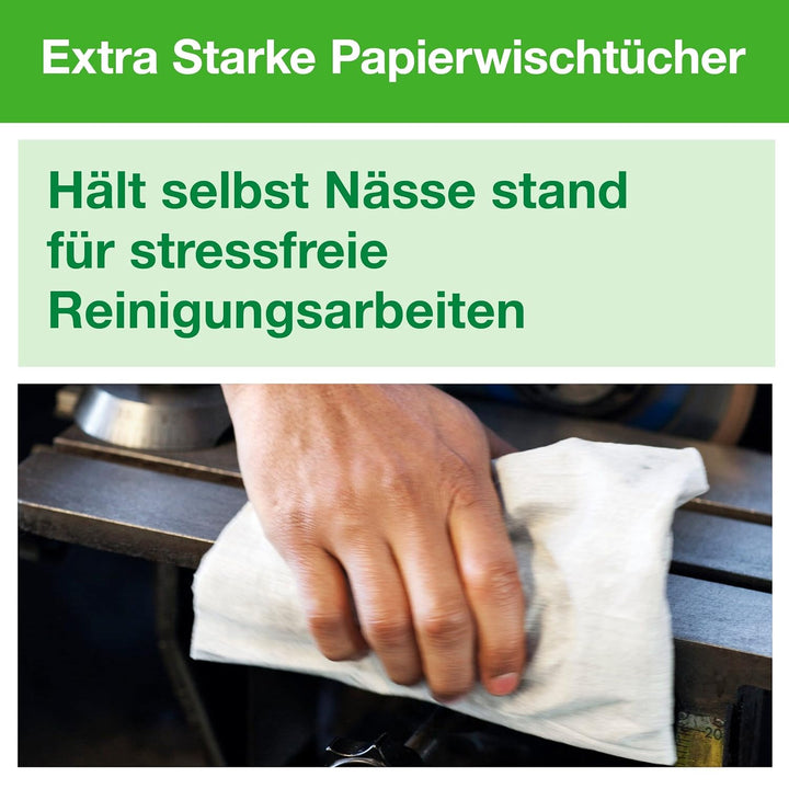 Tork Extra Starke Mehrzweck-Papierwischtücher Weiss W1/2, 2 נ350 Blatt, 473382 2 x 350 Blatt Weiss,