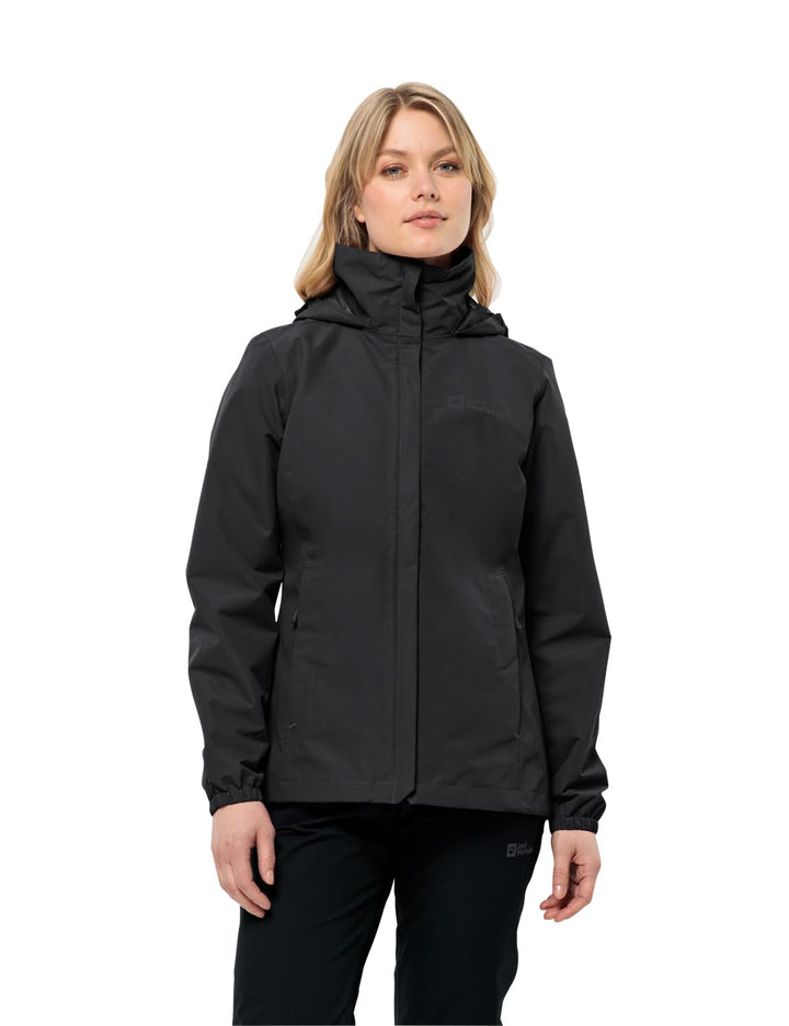 Jack Wolfskin Damen Stormy Point 2l Jkt W Jacket XS Schwarz, XS Schwarz