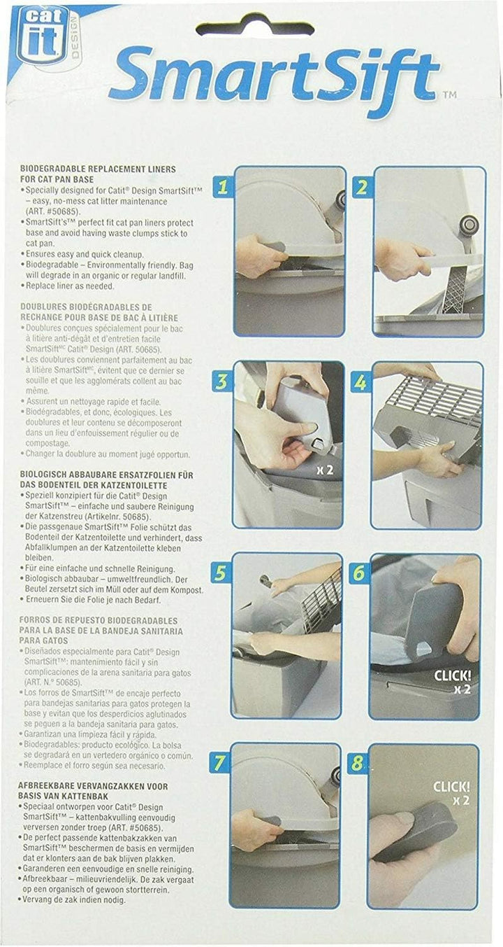 CATIT SmartSift Folie für Bodenteil der Toilette - 12 Stück