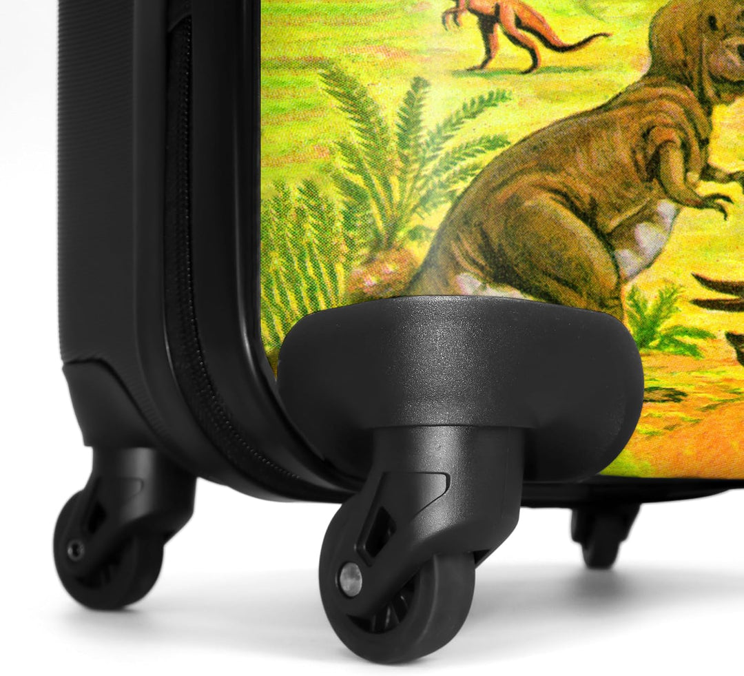 NoBoringSuitcases.com® Reisekoffer Kinder Koffer Jungs Reisetasche mit Rollen Cabin Bag Geschenke -