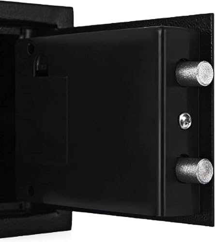 Floordirekt Safe Tresor für Zuhause, 43L 35H x 50B x 31T cm, Möbeltresor mit Schlüssel und Zahlensch