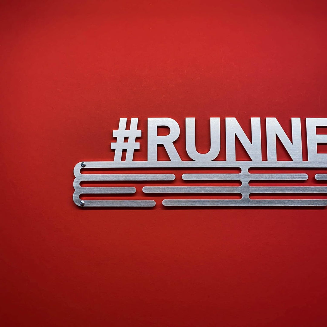 UNITED MEDALS Laufmedaillenaufhänger #RUNNER - Edelstahlhalter … 430.0 Millimeter, 430.0 Millimeter