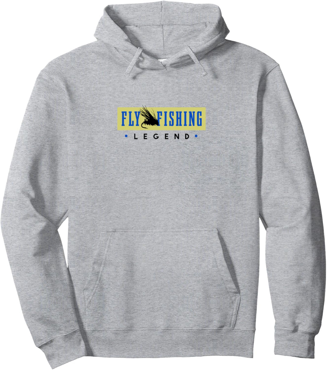 Fischer Fliegenfischen Legende Angler Pullover Hoodie
