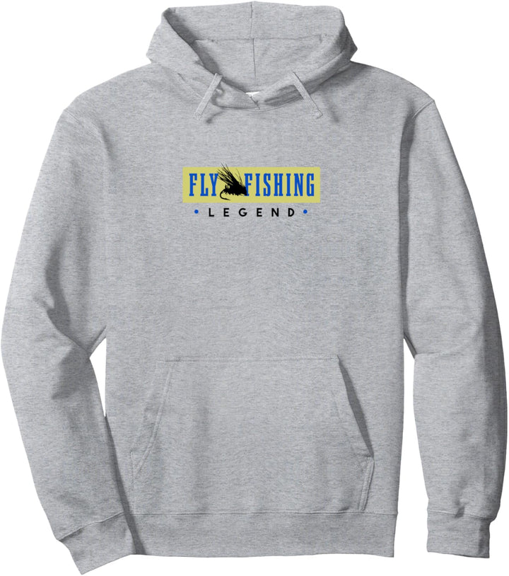 Fischer Fliegenfischen Legende Angler Pullover Hoodie