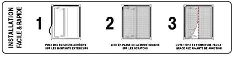 Fliegengitter verstellbar Magnetverschluss Tranquilisafe® für Fenster - Fliegengitter magnetisch - F