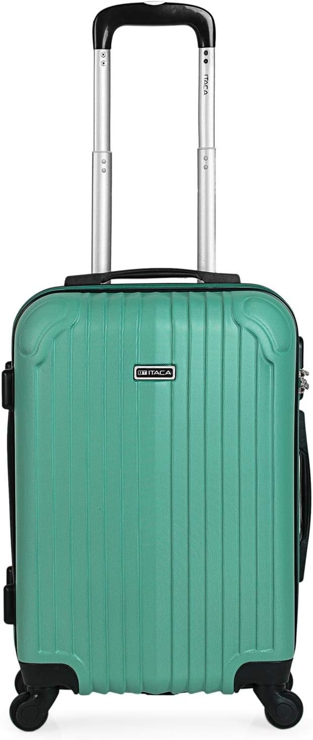 ITACA - Trolley Handgepäck Cabin Trolley Koffer Reisekoffer Hartschalenkoffer mit Zahlenschloss - Ka