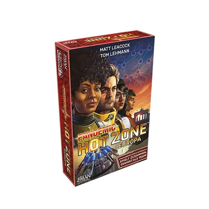 Asmodee | ZMan | Pandemic: Hot Zone – Europa | Familienspiel | Brettspiel | 2-4 Spieler | Ab 8+ Jahr