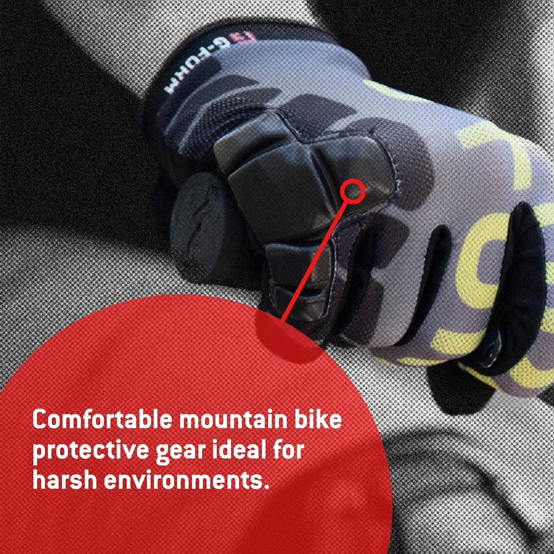 G-Form Sorata Trail Handschuhe Grau/Acid Green L, Grau/Acid Green L