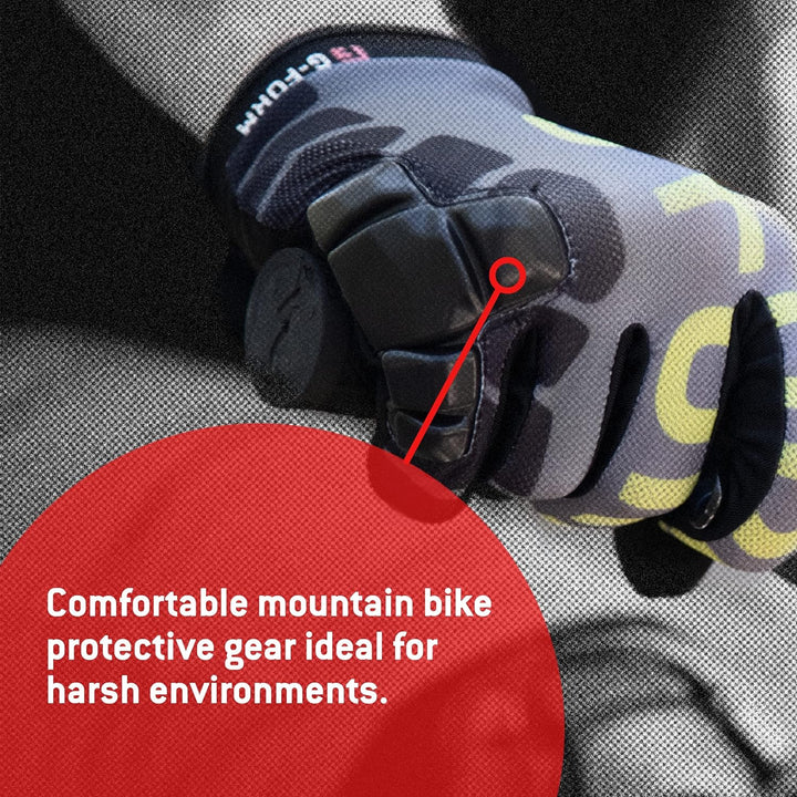 G-Form Sorata Trail Handschuhe Grau/Acid Green L, Grau/Acid Green L