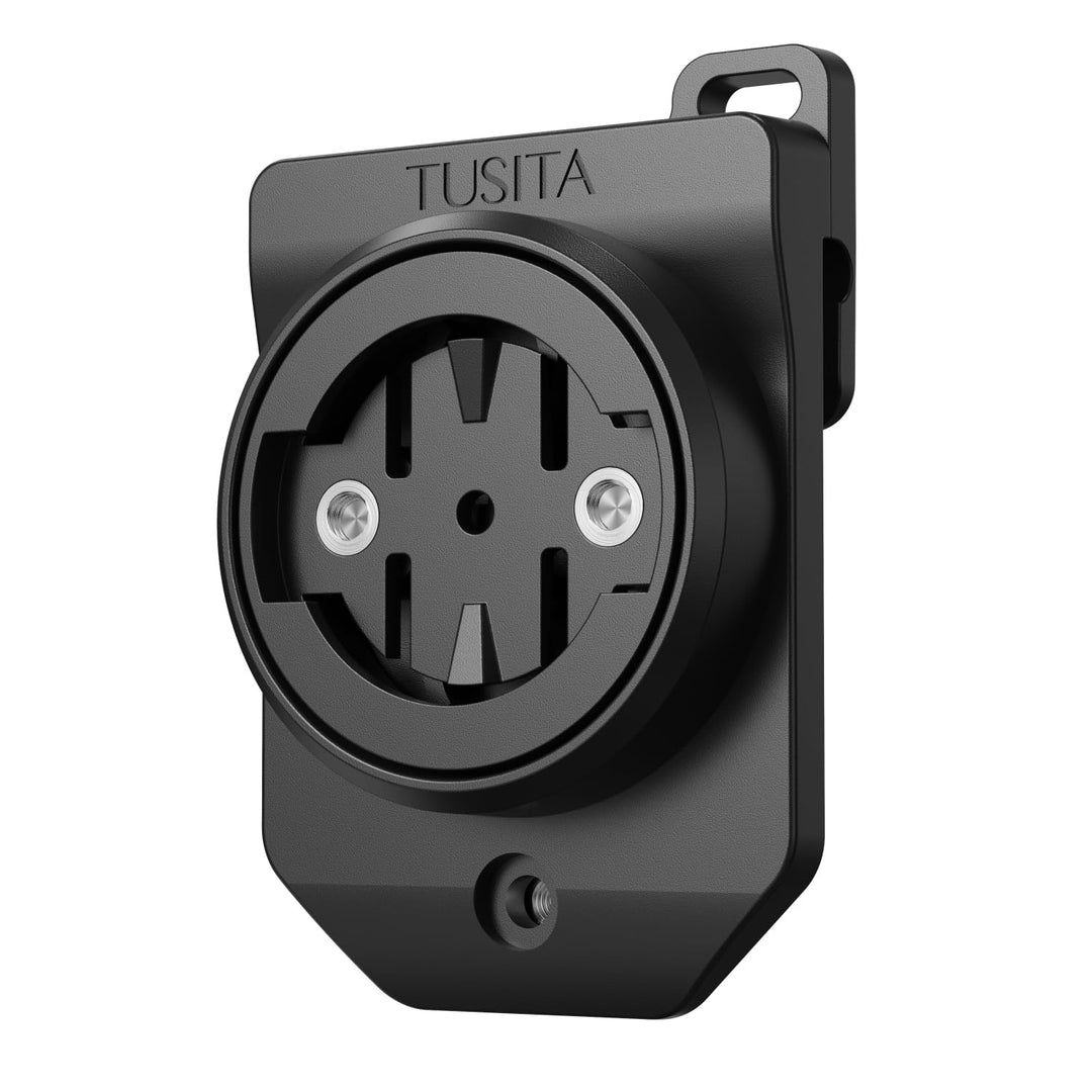TUSITA Radsport Satteltaschenhalterung (Kleiner Schlitz) Kompatibel mit Garmin Varia RTL515, RTL510,