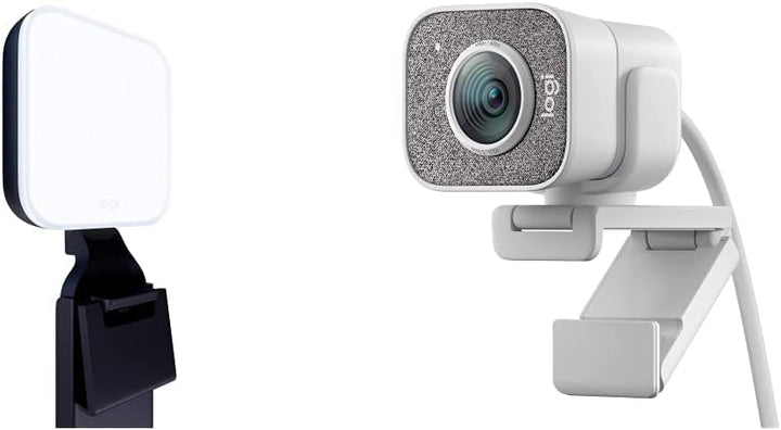 Logitech Litra Glow + StreamCam Streamer Bundle – Die ultimative Lösung für tolle Kamerabilder, schn