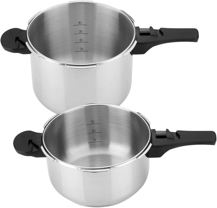 Tescoma Bio Exclusive Plus Duo Schnellkochtopf-Set, 4 l / 6 l