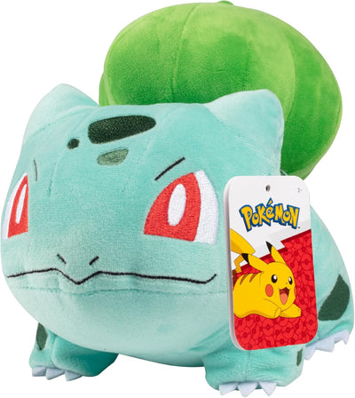 Pokémon PKW0498-20cm Plüsch - Bisasam, offizielles Plüsch Bulbasaur, Bulbasaur