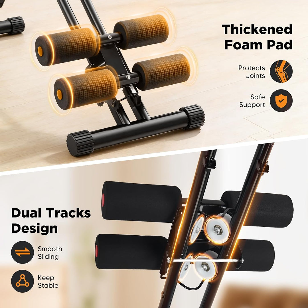 Bauchmuskel Trainer Bauch Trainingsgerät Bauchtrainer für Zuhause AB-Workout-Gerät Bauchtrainer Zusa