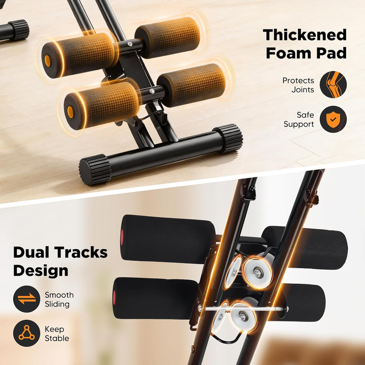Bauchmuskel Trainer Bauch Trainingsgerät Bauchtrainer für Zuhause AB-Workout-Gerät Bauchtrainer Zusa