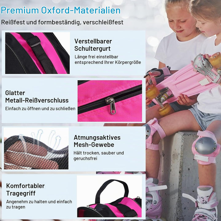 SLTAXAR Rollschuh Tasche Inliner Tasche Kinder Skatertasche Schlittschuhe Tasche für Inliner Ice Ska