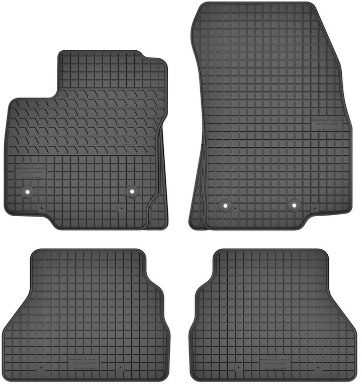 Fussmatten Vorne und Hinten 4er Set für Ford B-MAX 2012-2017 Gummi Gummimatten Vorne, Hinten, Vorne,