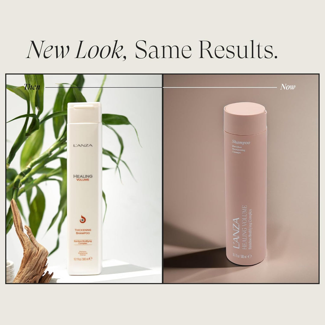 L'ANZA Heilungsvolumen Verdickendes Shampoo (300 ml), Verleiht Feinem und Plattem Haar Glanz, Volume