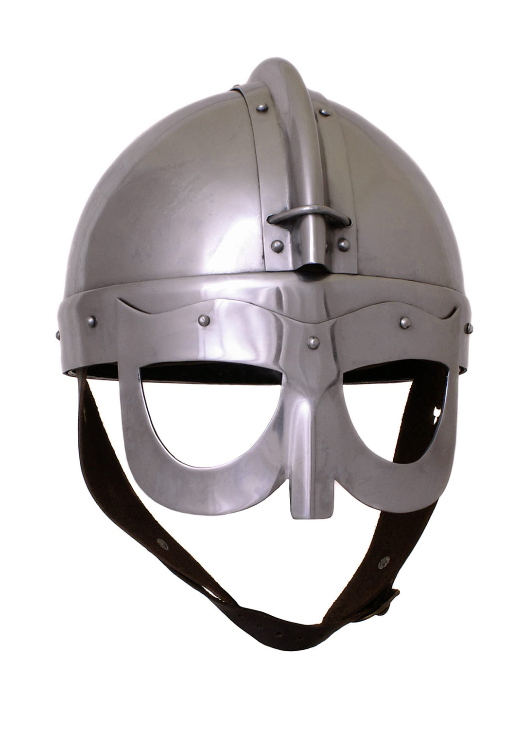 Battle-Merchant Wikinger Brillenhelm | Mittelalter Helm aus Stahl | Wikinger Metall Helm für Deko un