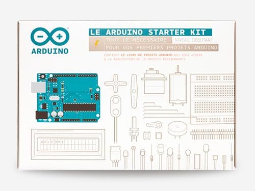 Official Arduino Starter Kit [K020007] (French Project Book) - Komplettset zum Erlernen von Elektron