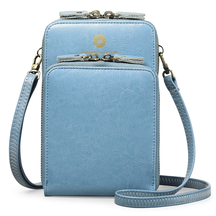 SENDEFN Handytasche zum Umhängen - Handy Umhängetasche Damen Handytasche Leder Handytasche mit Geldb