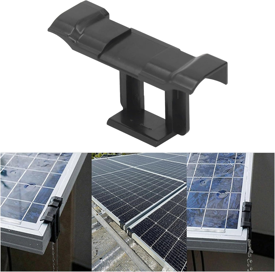 LiebeWH 20 Stück Solarpanel Wasserablauf Clips Abflussklemme 35 Mm ABS PV-Abflussklemmen T-förmige W