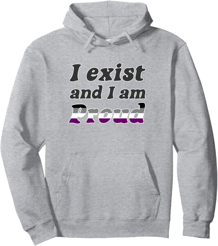 Trendy Pride Exist Proud Stack Pullover Hoodie