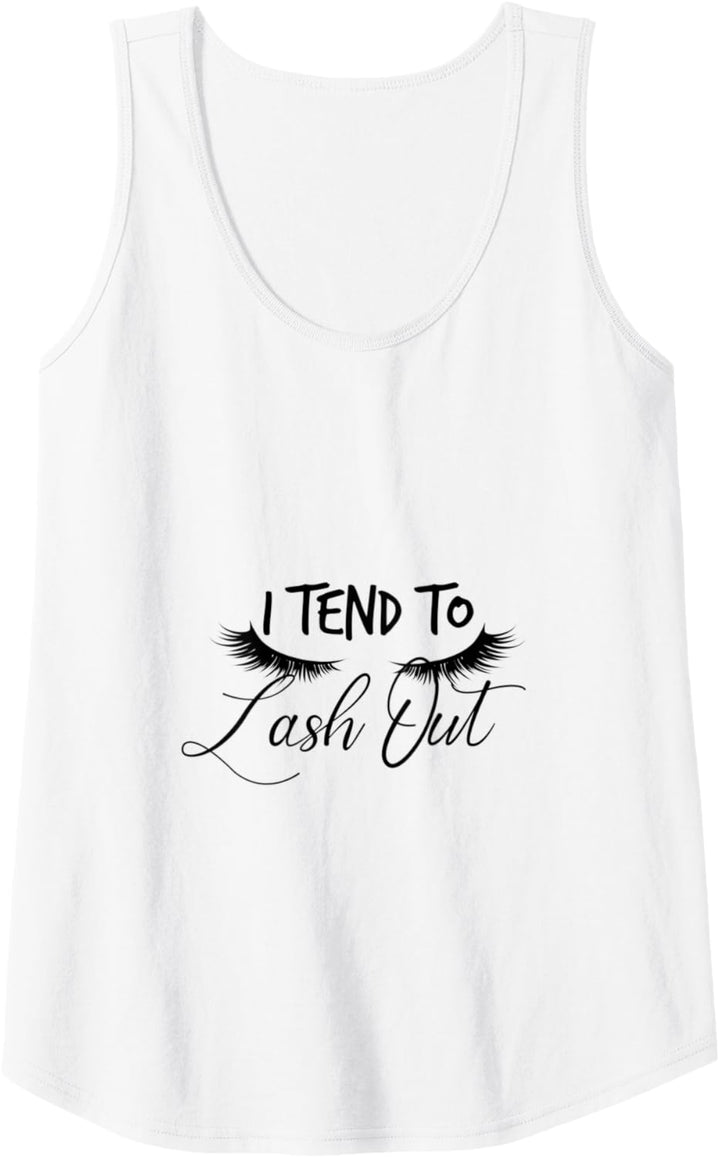 Damen Schminke Augen Make-up Artist Beauty Salon Wimpern Schminken Tank Top