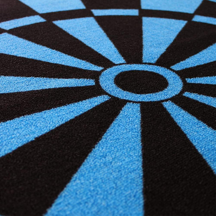 Kingpower Dartteppich mit Abwurflinie, Dart Zubehör mit Motiv, Dartmatte mit Oche, pflegeleichter Te