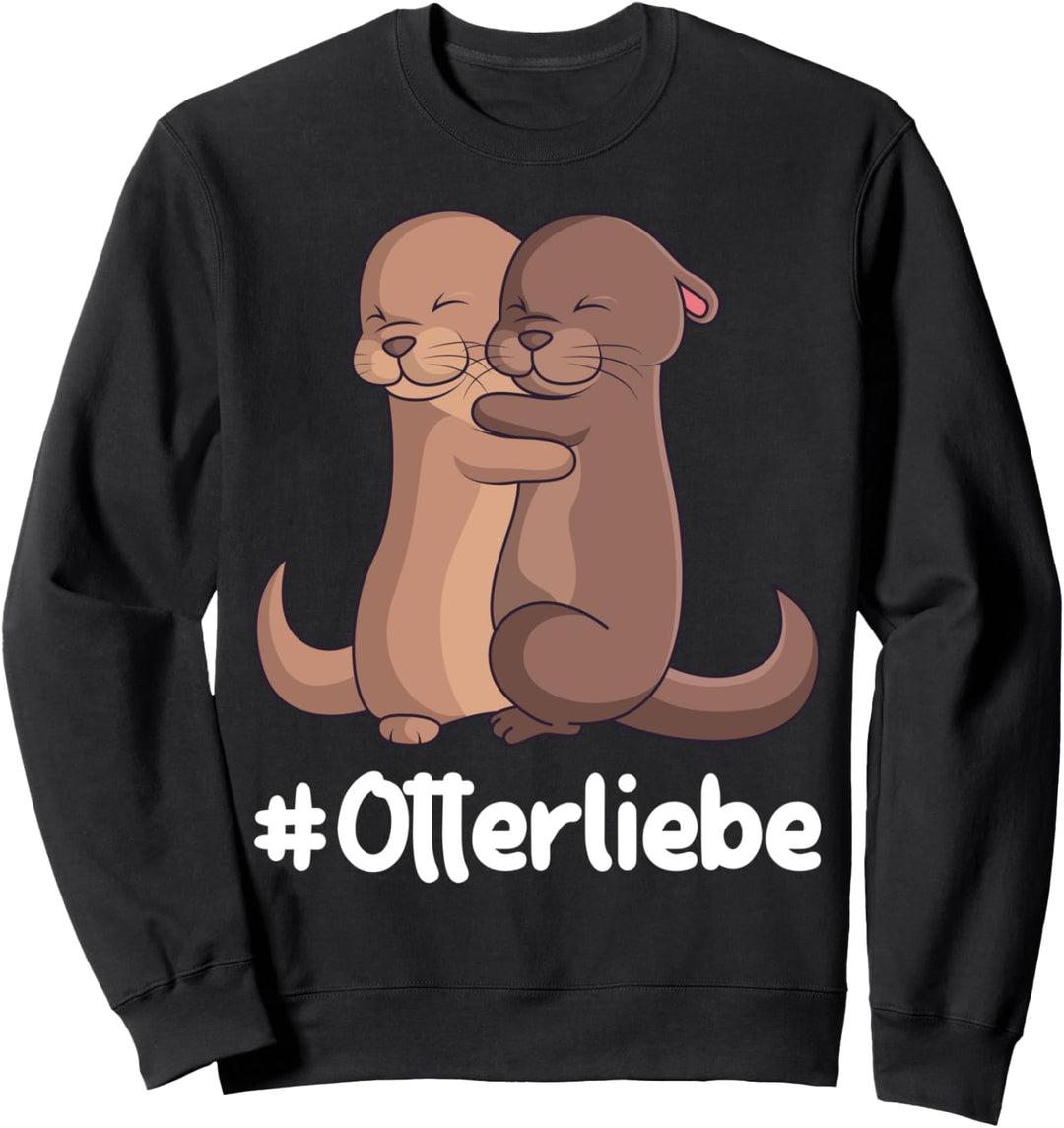 Otterliebe Otter Seeotter Kinder Mädchen Damen Sweatshirt