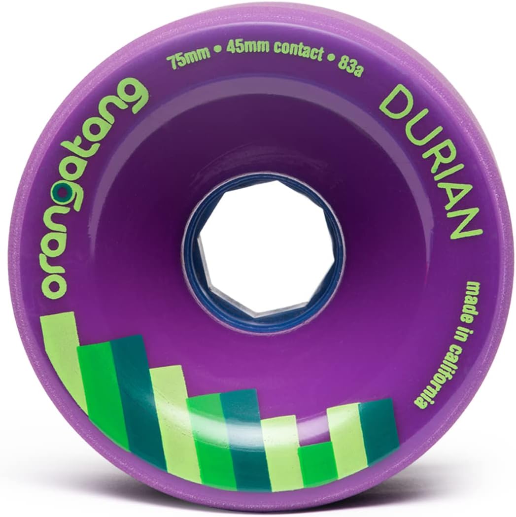 Orangatang Longboard RÃ Durian 75mm 83a Rollen uni, uni