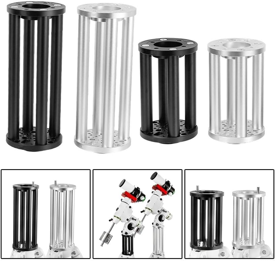 Äquatoriale Halterungs-Verlängerungssäule, 200 mm/300 mm Aluminiumlegierung, Booster-Abschnitt für a