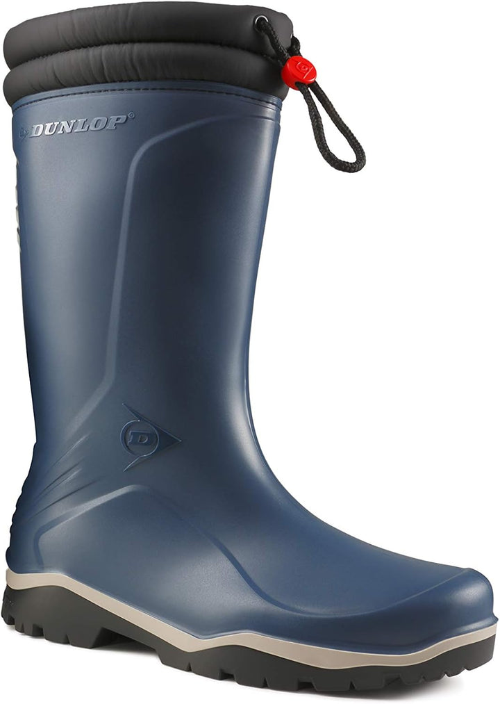 DUNLOP Protective Footwear Kids Blizzard, gefütterte Kinder Gummistiefel 21 EU Blau, 21 EU Blau