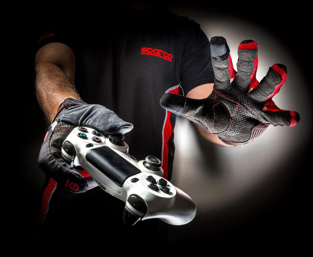 Sparco 002094NRRS08 Hyper Handschuhe Grösse 8 Schwarz/RE