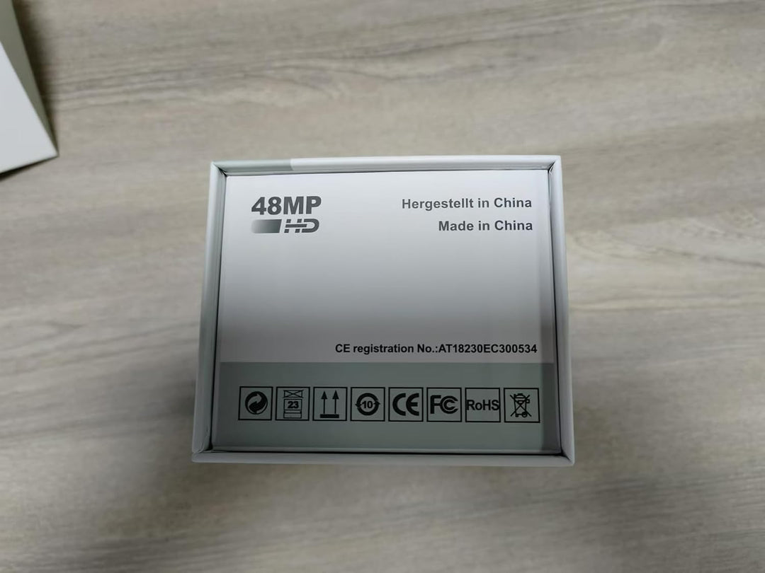 Digitalkamera, 1080P 48MP Fotokamera 4K HD Kompaktkamera mit 32GB SD-Karte FHD Digital Kamera, Fotoa