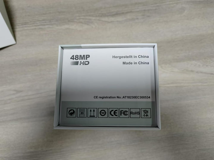 Digitalkamera, 1080P 48MP Fotokamera 4K HD Kompaktkamera mit 32GB SD-Karte FHD Digital Kamera, Fotoa