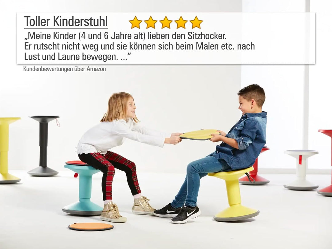 Interstuhl UPis1 - ergonomischer Sitzhocker mit Schwingeffekt - höhenverstellbar - Hocker mit rutsch
