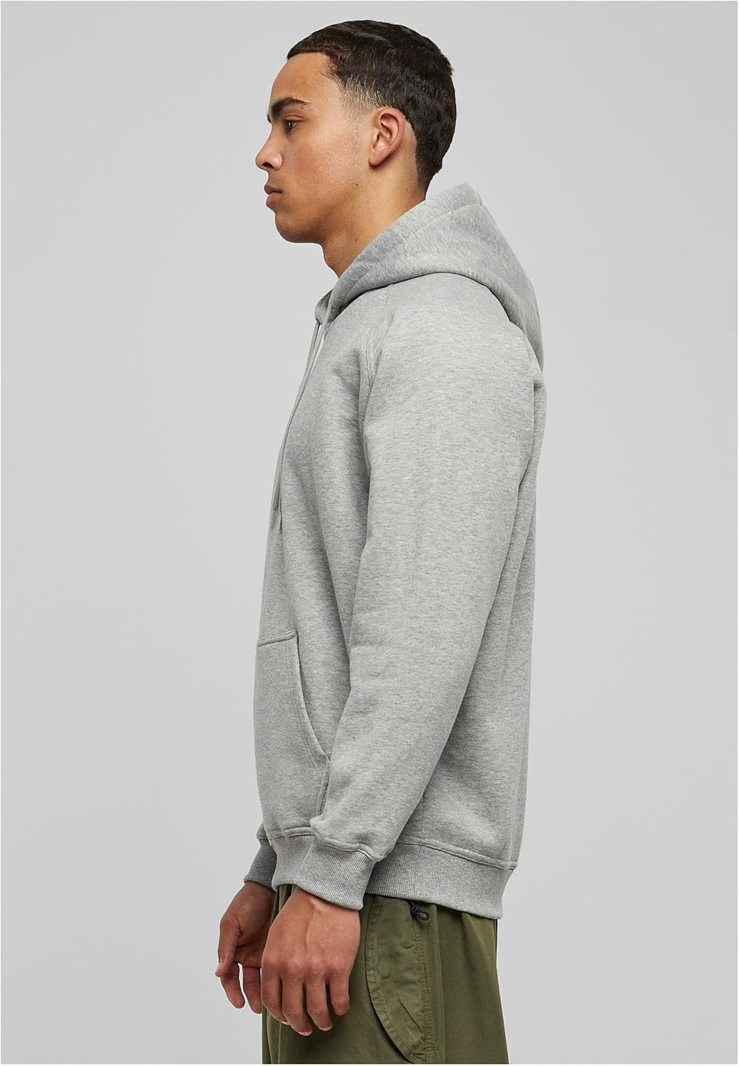 Urban Classics Herren Blank Hoody S Grau, S Grau