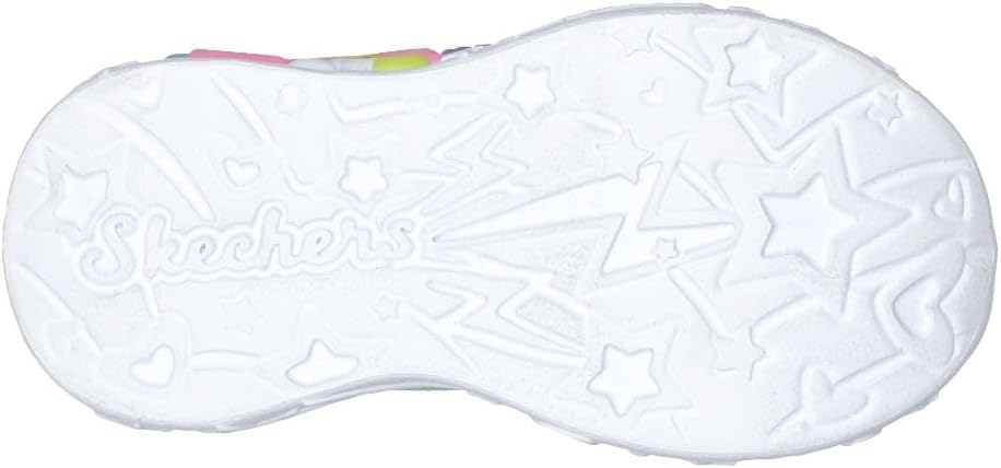 Skechers Mädchen Unicorn Dreams Sneaker 21 EU Purple Textile Multi Trim, 21 EU Purple Textile Multi