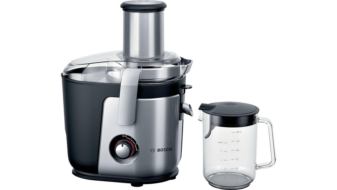Bosch Entsafter VitaJuice 4 MES4010, Entsafter für Obst und Gemüse, extra grosser Einfüllschacht, 1,