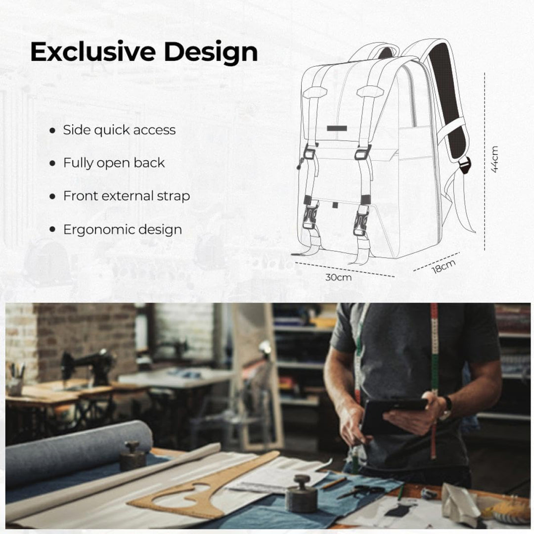 K&amp;F Concept Beta 20L Multifunktionaler wasserdichter DSLR-Kamera-Reiserucksack für Outdoor-Fotografi