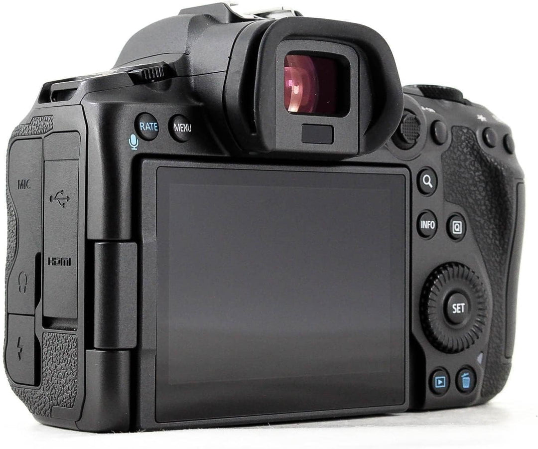 Canon EOS R5 Vollformat Systemkamera - Gehäuse (spiegellos, 45 MP, DIGIC X, 8K RAW, 4K 120p, 5 Achse