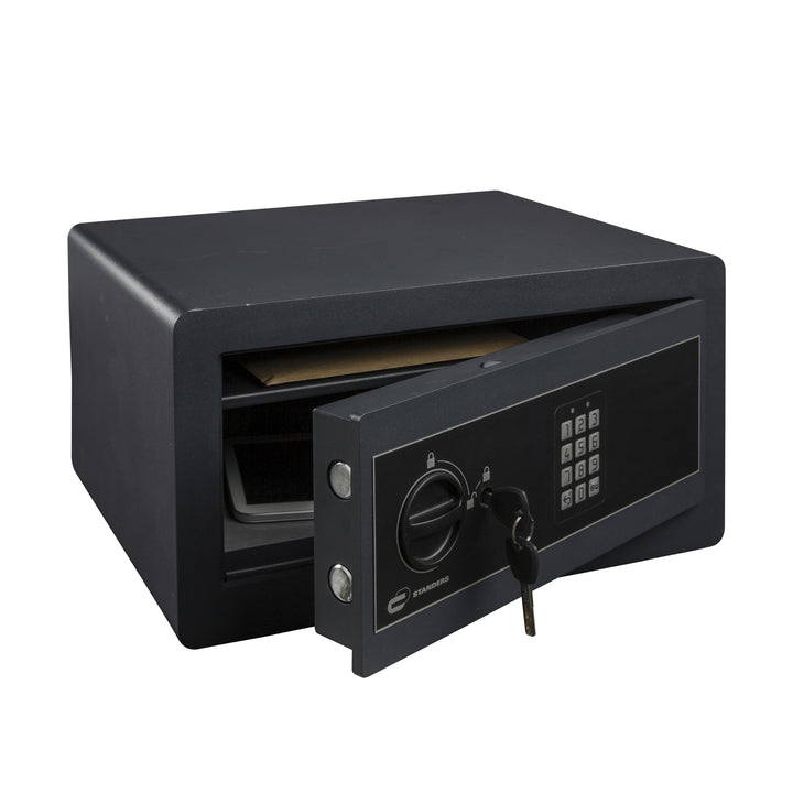 STANDERS - Elektronischer Safe - 28L - 35 x 44 x 23 cm - Wandtresor - Code-Safe - 2 Sicherheitsschlü