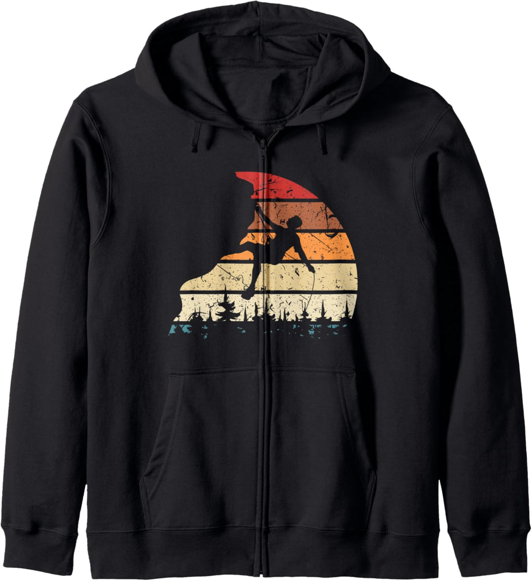Vintage Rock Climbing Kapuzenjacke