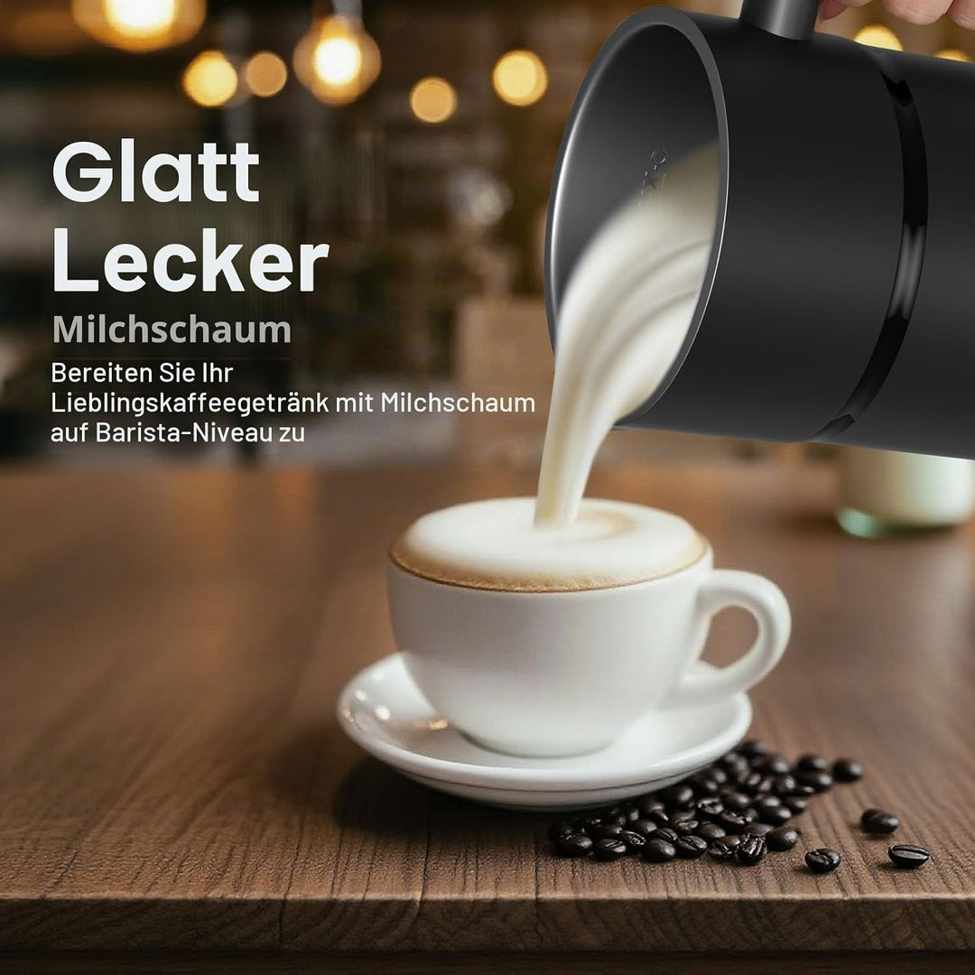 Milchaufschäumer, Milchaufschäumer Elektrisch, Kaffee-Aufschäumer, Milch-Dampfgarer, Heisse Schokola