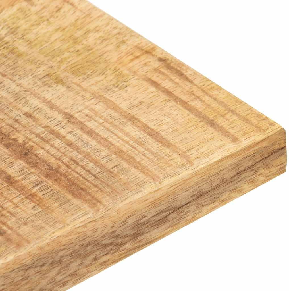vidaXL Mangoholz Massiv Tischplatte Massivholzplatte Holzplatte Ersatztischplatte Holz Platte für Es