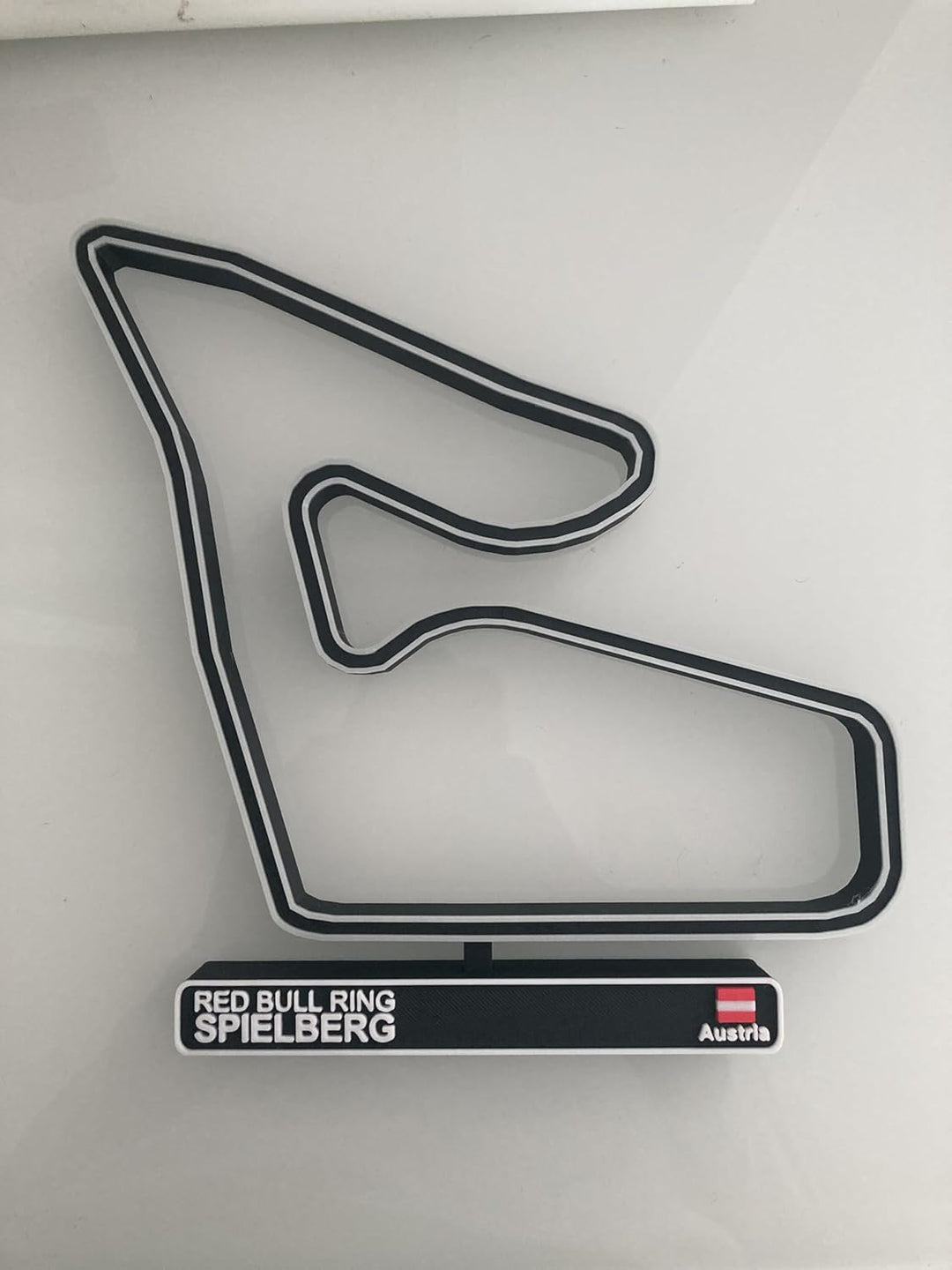 Rennstrecke Spielberg 3D Modellbau F1 Rennbahn Österreich Auto Dekoration