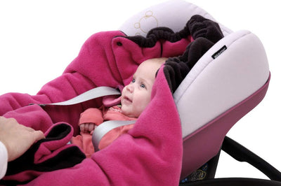 ByBoom Baby Winter-Einschlagdecke "Das Original mit dem Bären", Universal für Babyschale, Autositz,